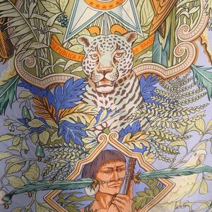 Hermés Amazonia Silk Scarf.